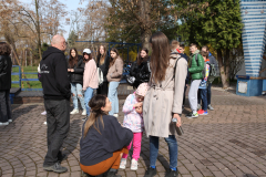 Wycieczka uczniów naszej szkoły wraz z klasą ukraińską po Gliwicach